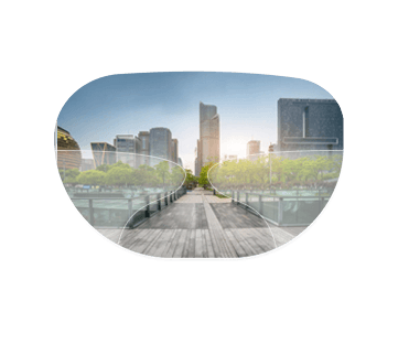 Optimized UHD PAL progressive lens view