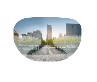 Customized HDV PAL progressive lens view